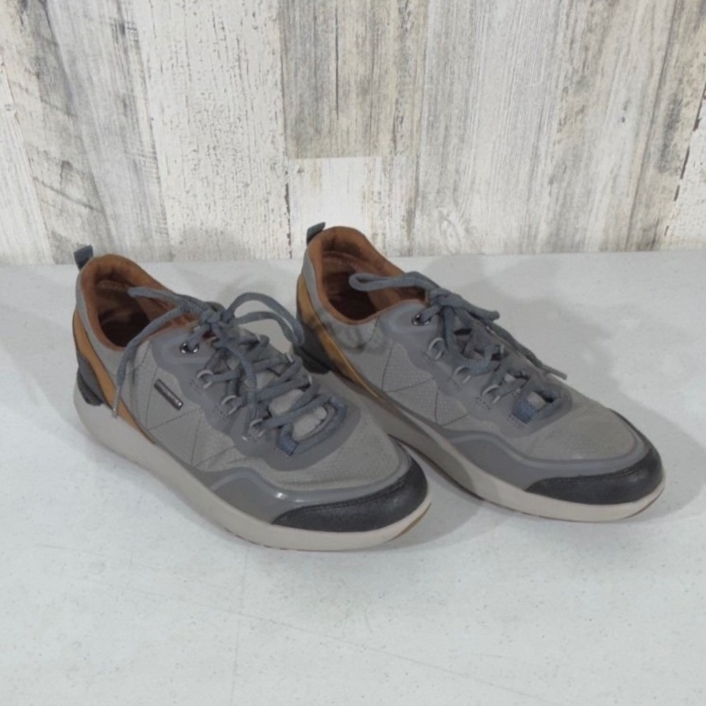 Cobb Hill Sneakers Size 8 Gray‎ Hydro-Shield Waterproof Lace Up Outdoor READ